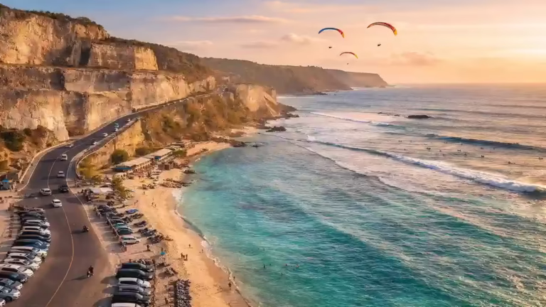 pantai pasir putih di kuta selatan bali